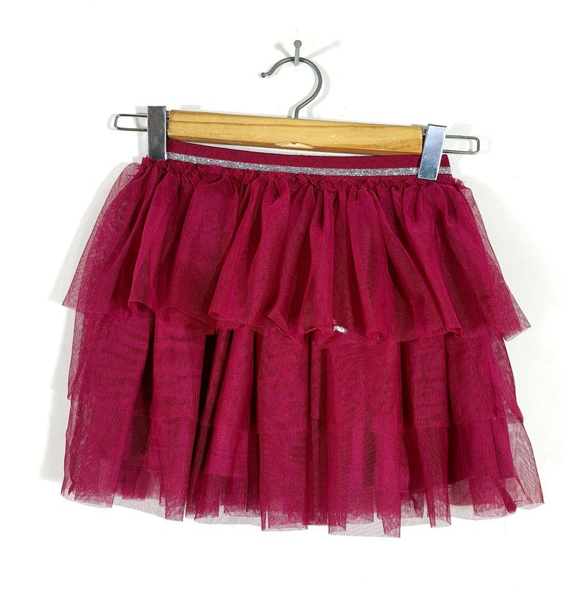 Rose Pink Mini Skirt (Girl's)