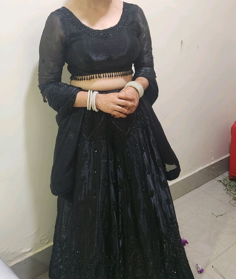 Black Lehenga