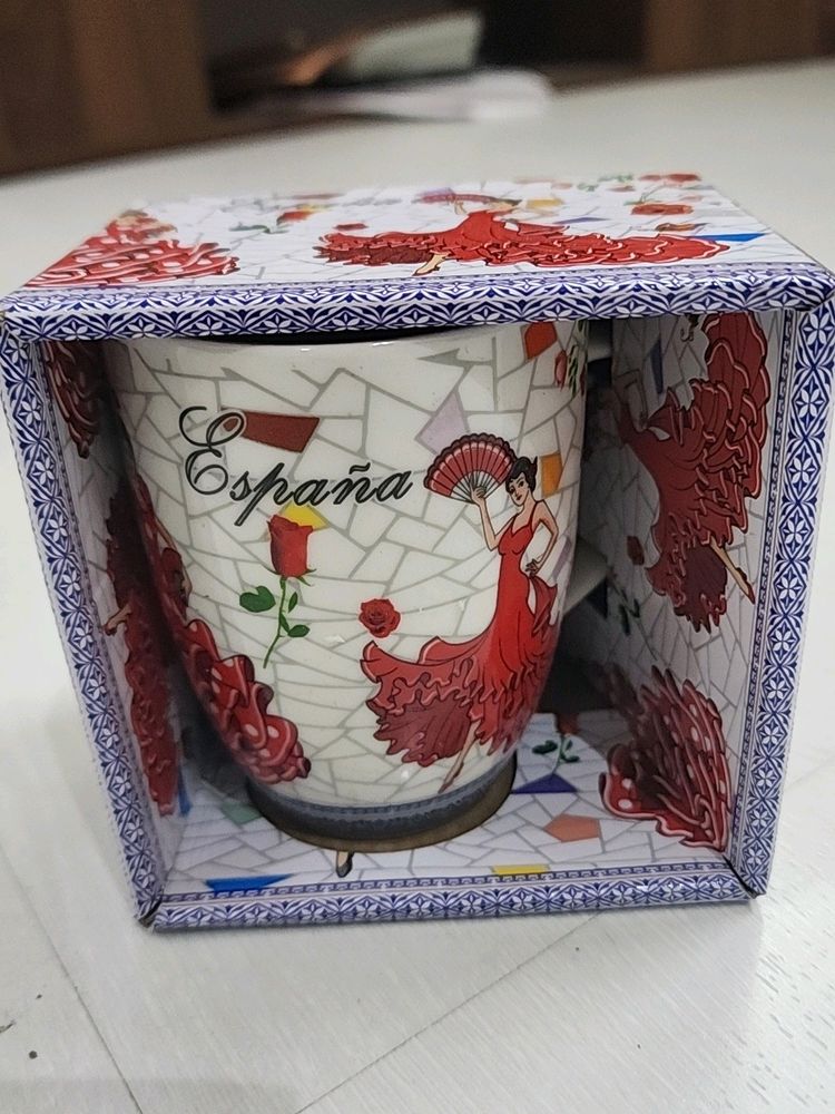 Espada Ceramic Cup Brand New With Box From Madrid