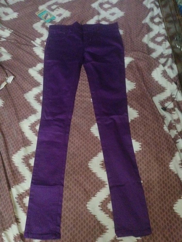 I'm Selling This Very Casual Purple Skinny Jeans