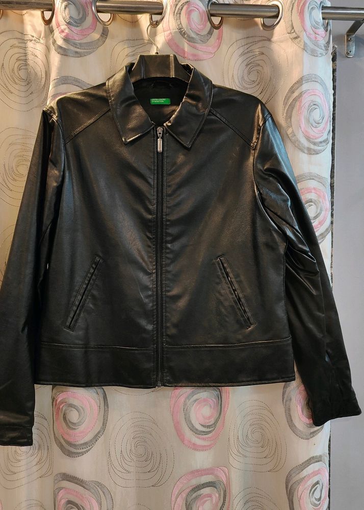 United Colors Of Benetton Leather Jacket