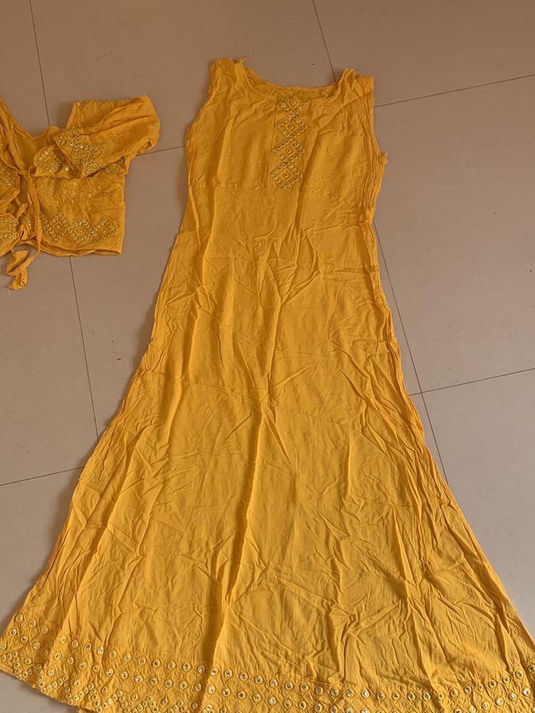 Yellow Haldi Dress