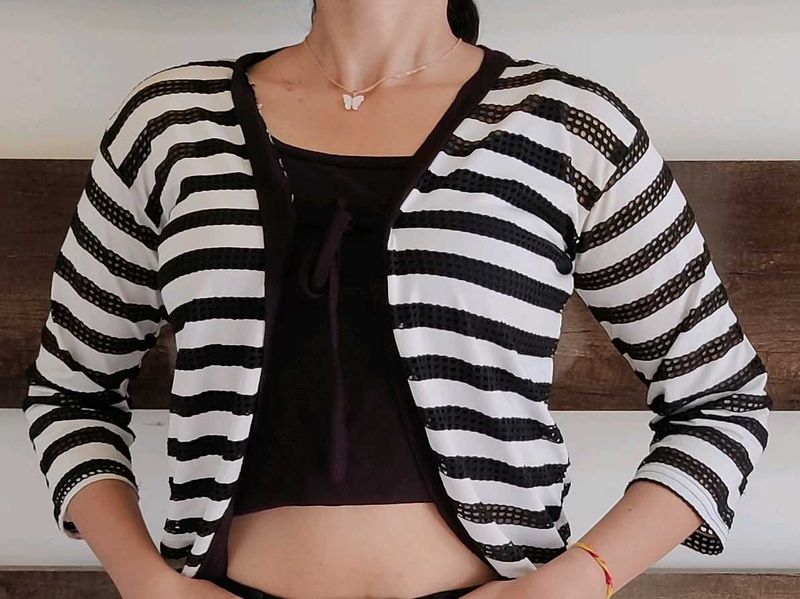 Black & White Shrug