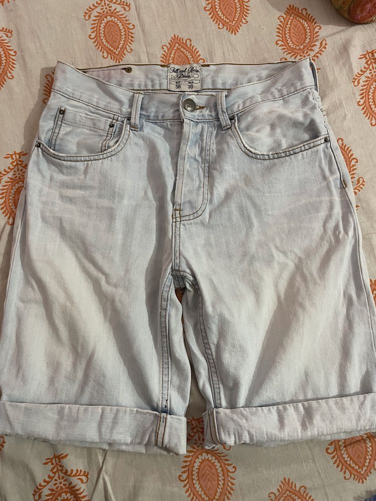 Pull And Bear Denim Shorts