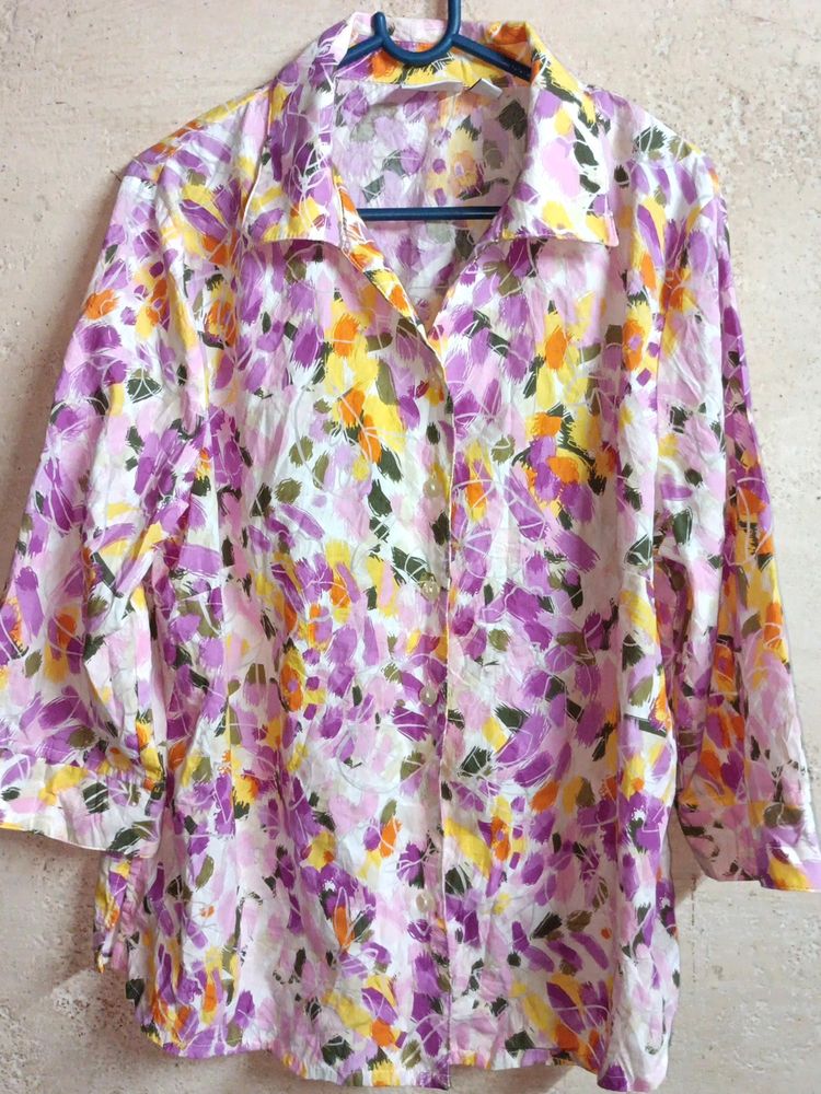 Women's Stylish Shirt Top Multicolour