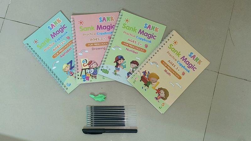 Sets of 4 Children's Magic Books