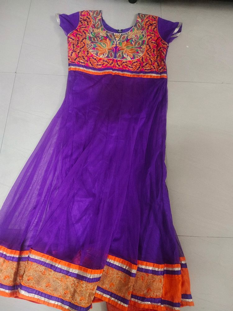 Ethnic Gown For Women With Silk Lining