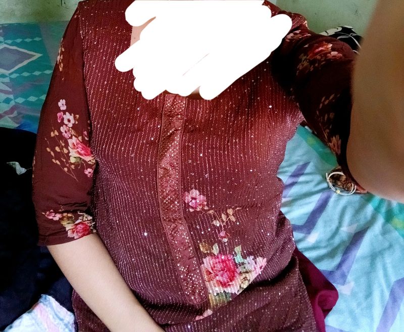 Brown kurta