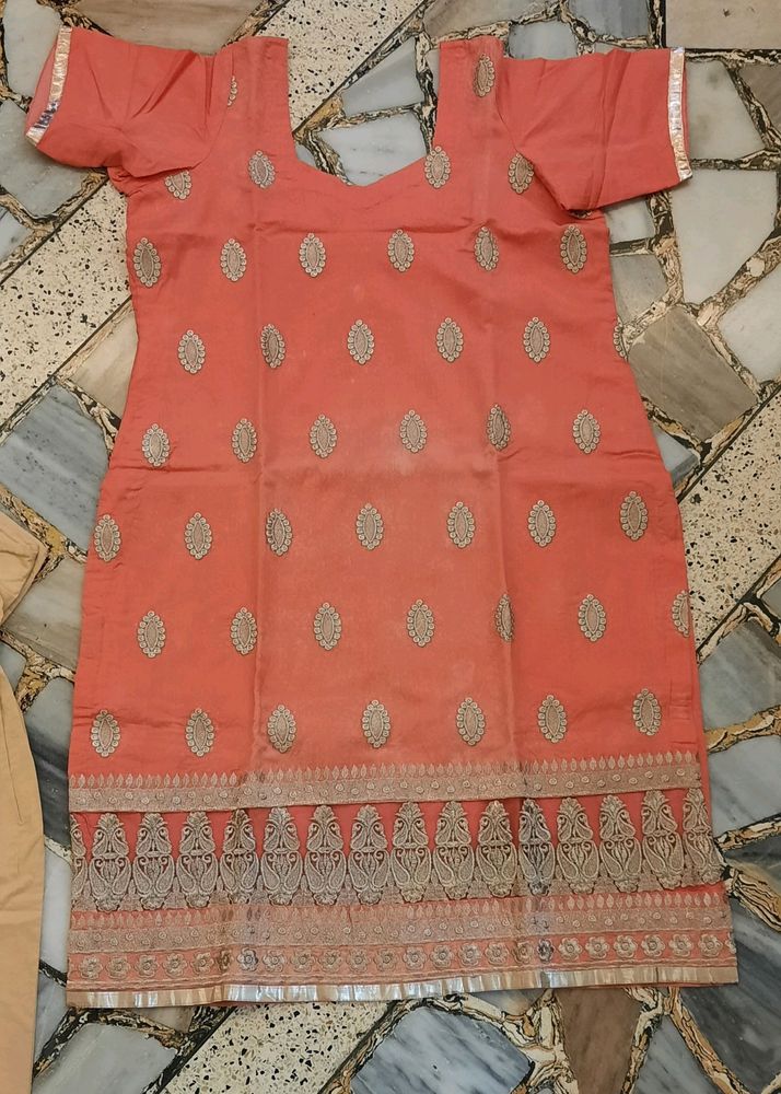 PEACH SALWAR SUIT