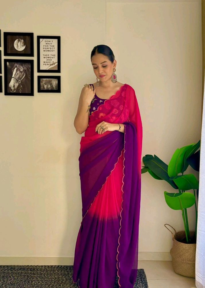 Beautiful Party Wear Saree