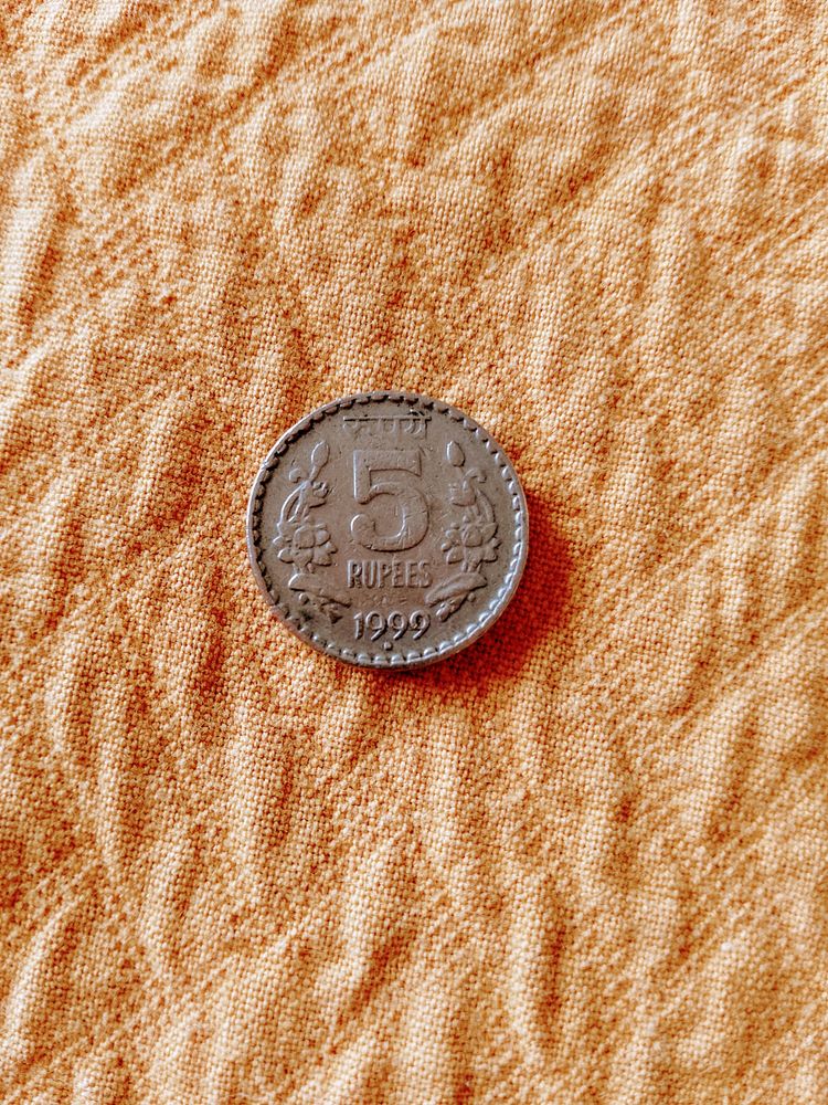 INDIAN FIVE (5) RUPEE COIN 💜💜