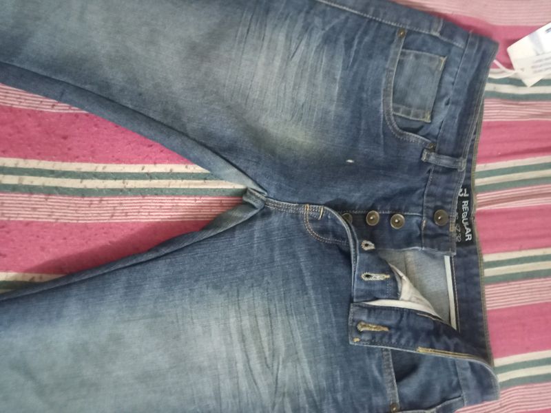 Seventy Button New Jeans For Mens Size -34