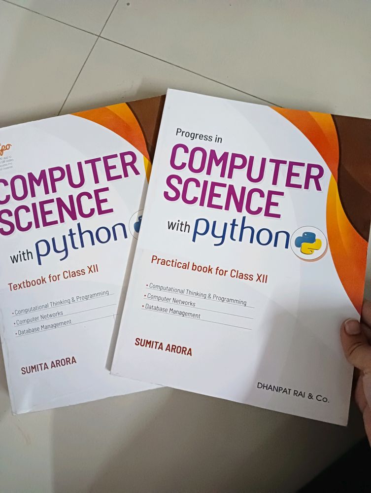 class 12 computer science, theroy and practical book