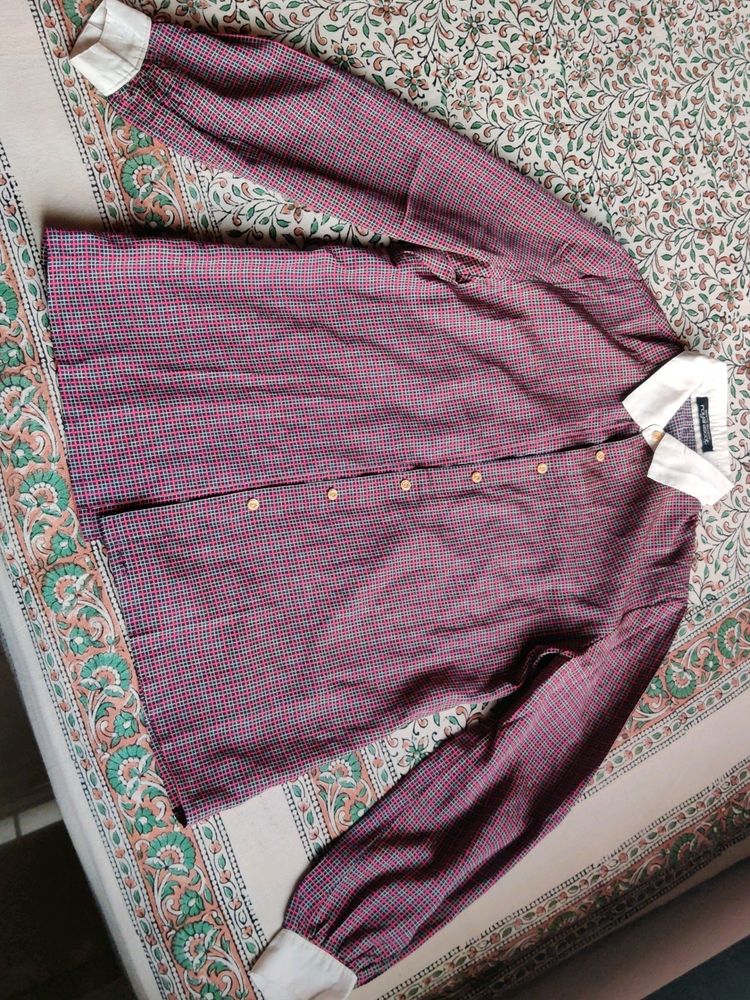 Formal Checkered Shirt For Women