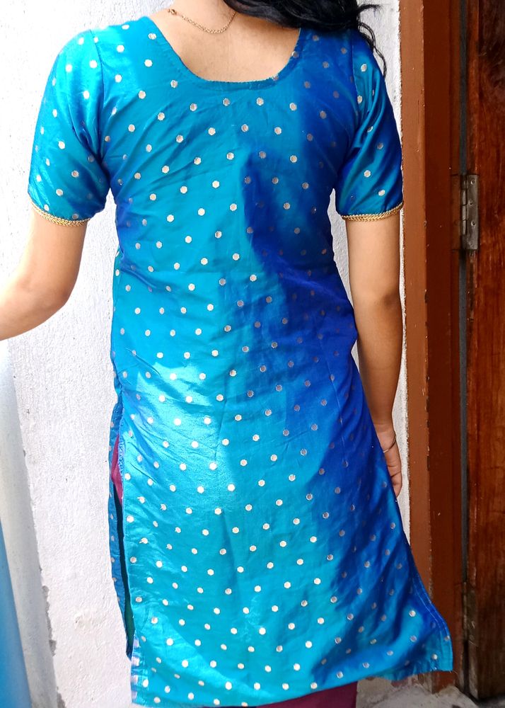 Kanjivaram Silk Kurti