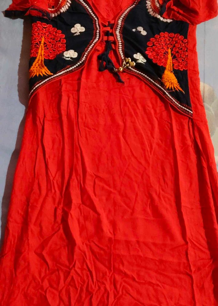 Beautiful Red Kurti