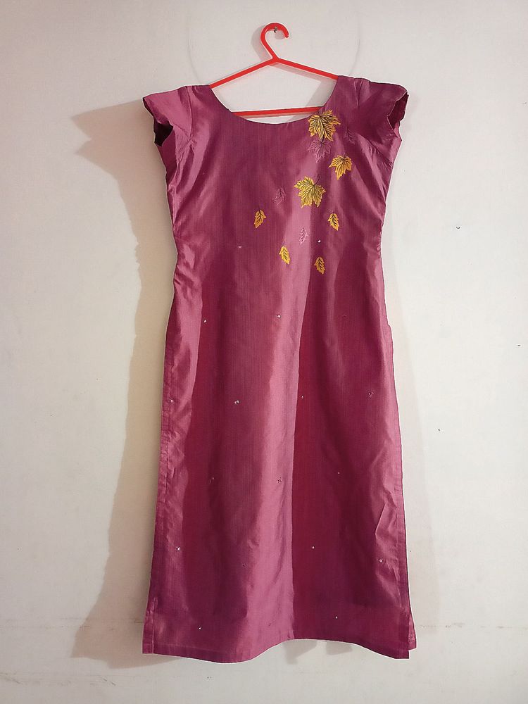 Tusser Kurtha Bust- 32, Newly Designd