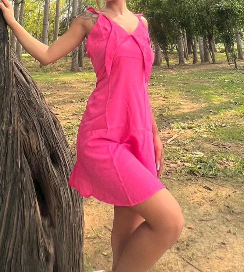 Pink mini knot dress (UNUSED)