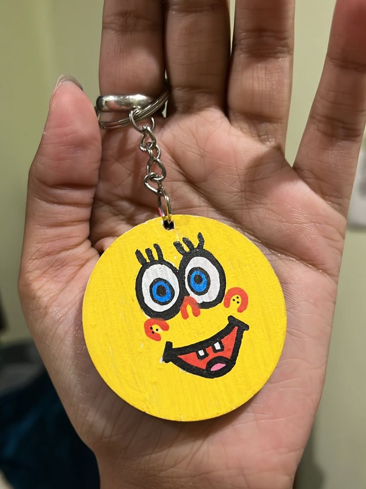 Hand Painted Keychain