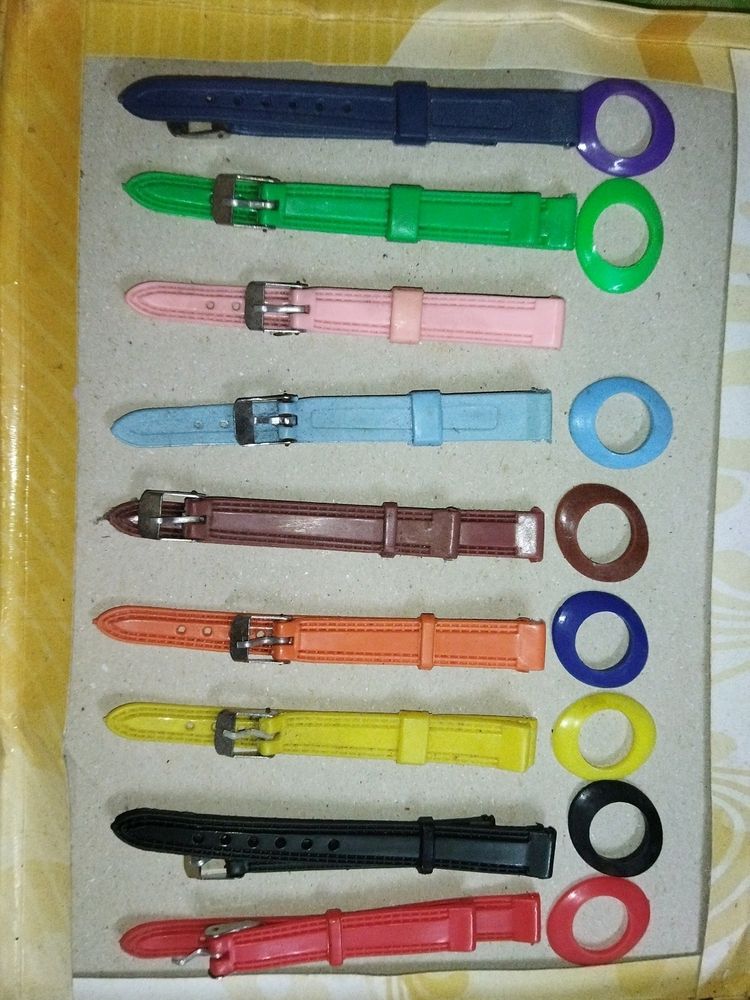 Watch Belts Set Of 9