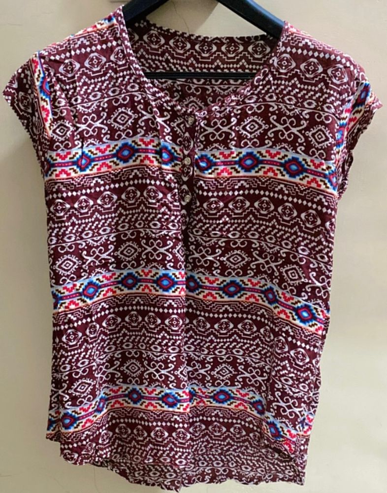 Printed Casual Top