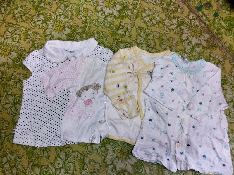 Baby Tops Combo Of 4