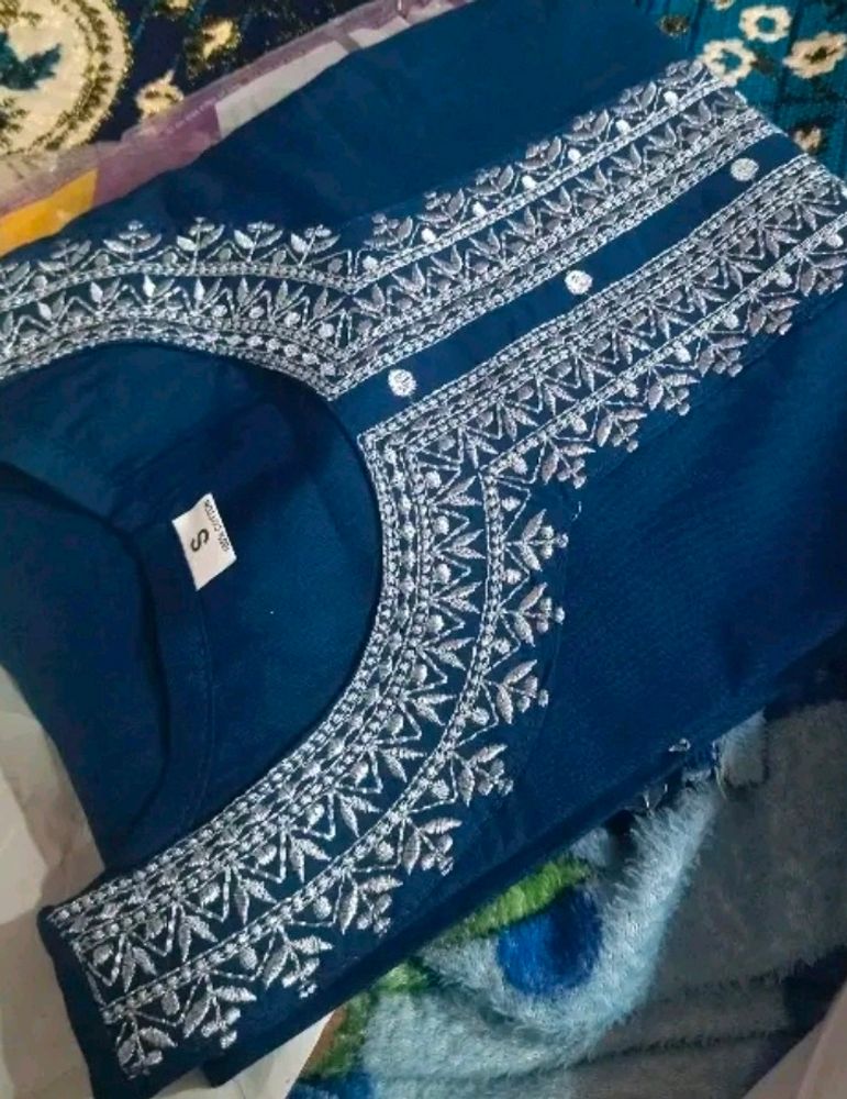 A Khadi Cotton Kurti Set