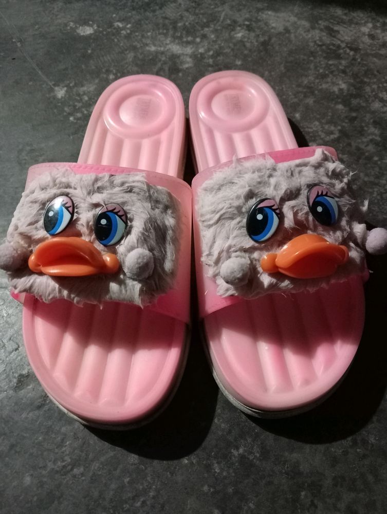 Beautiful Pink Duck Slipper