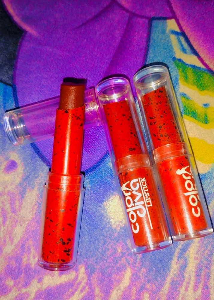 Red, Orange, Brown New Lipstick With Good Quality