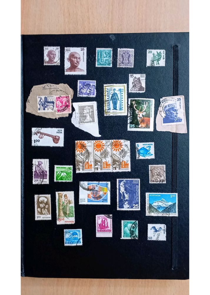 64 Used Postal Stamps