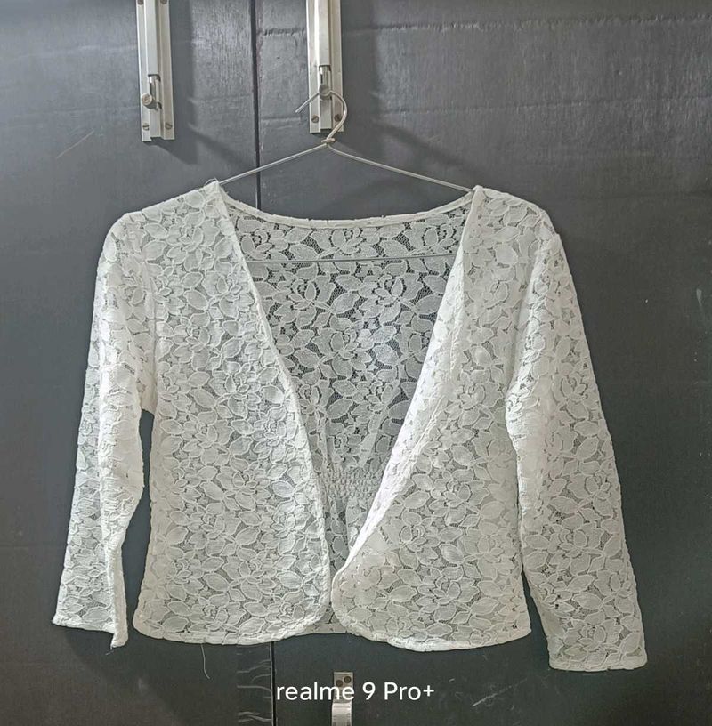 White netted shrug