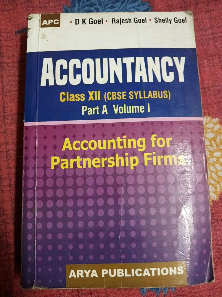 12th Cbse Accountancy Book