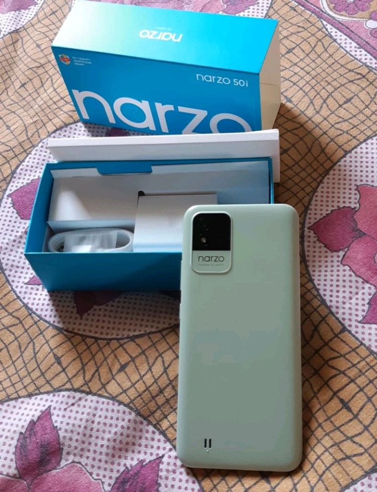 REALME NARZO 50i With Original Box & Charger