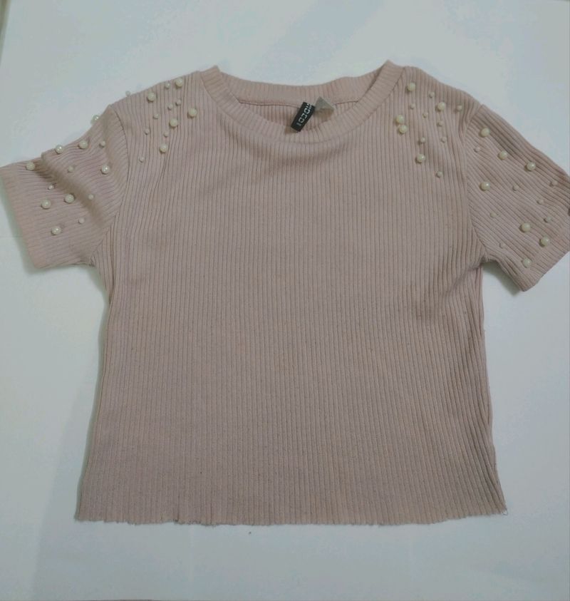 Pinkish-peach H&M Top