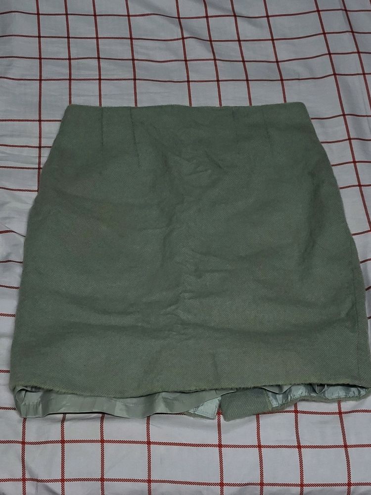 Mint Mini Korean Skirt