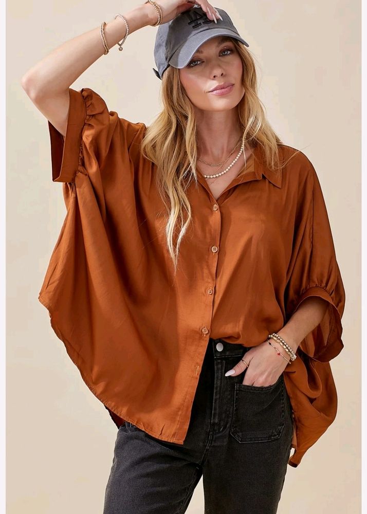 Zara Freesize Satin Shirt