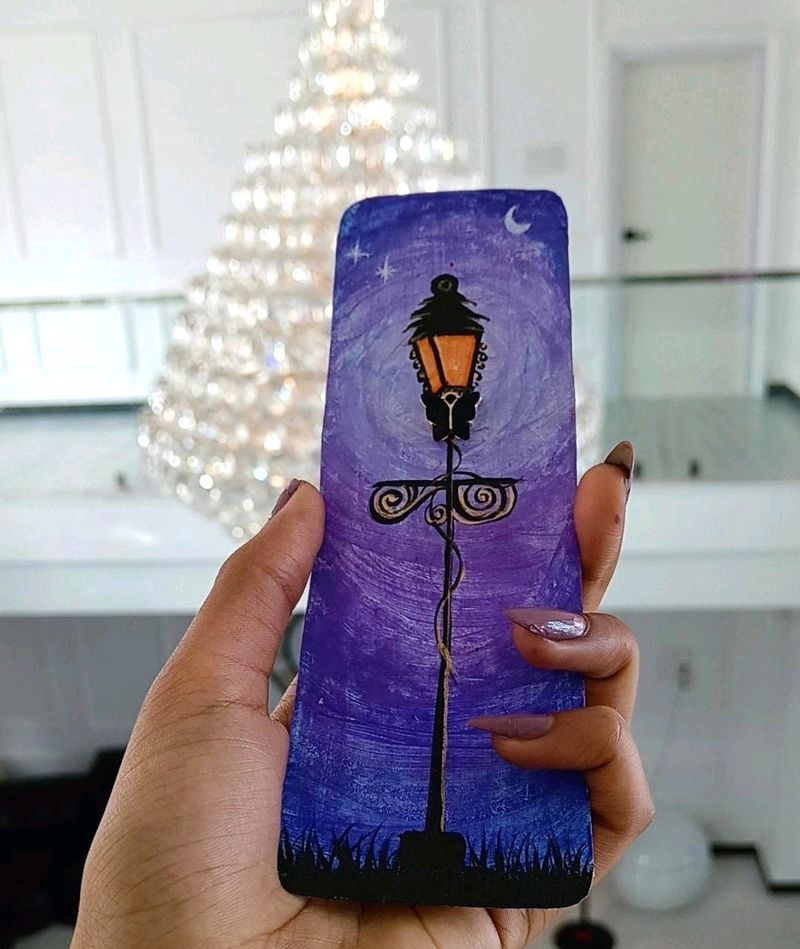 Purple Themed Street Light Bookmark ✨️💫