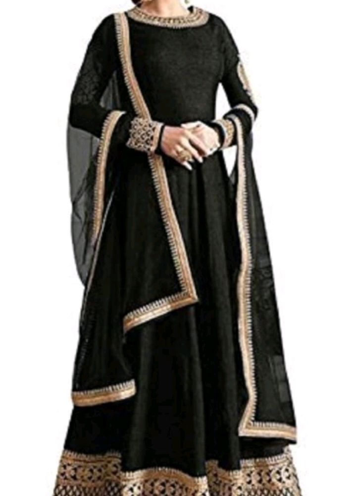 Beautiful Black Festive Anarkali