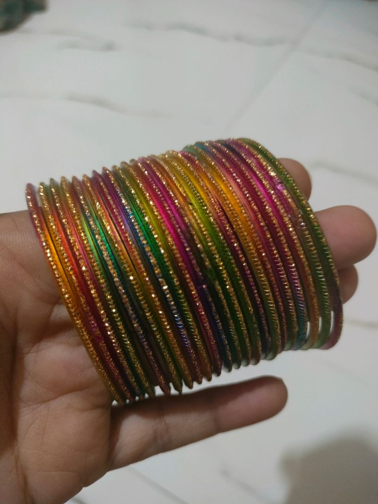 Multicolor Metal Bangles