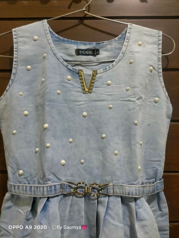 Midi Denim Dress