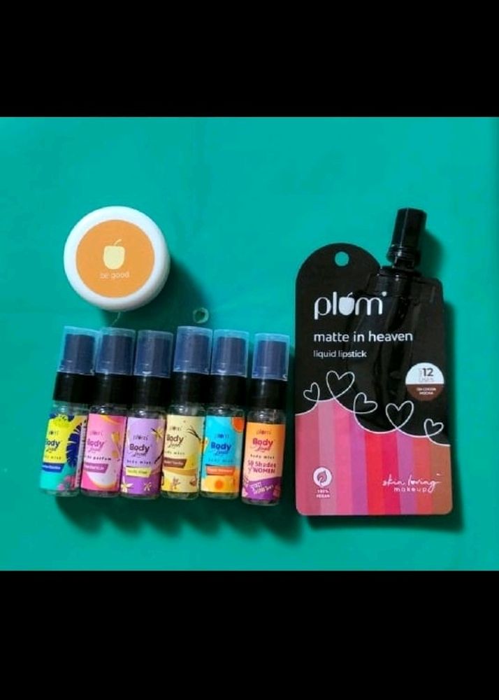 Plum Body Mist 6+ Lipstick+ Face Mask