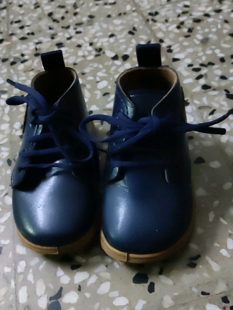 Navy Blue Color Boots