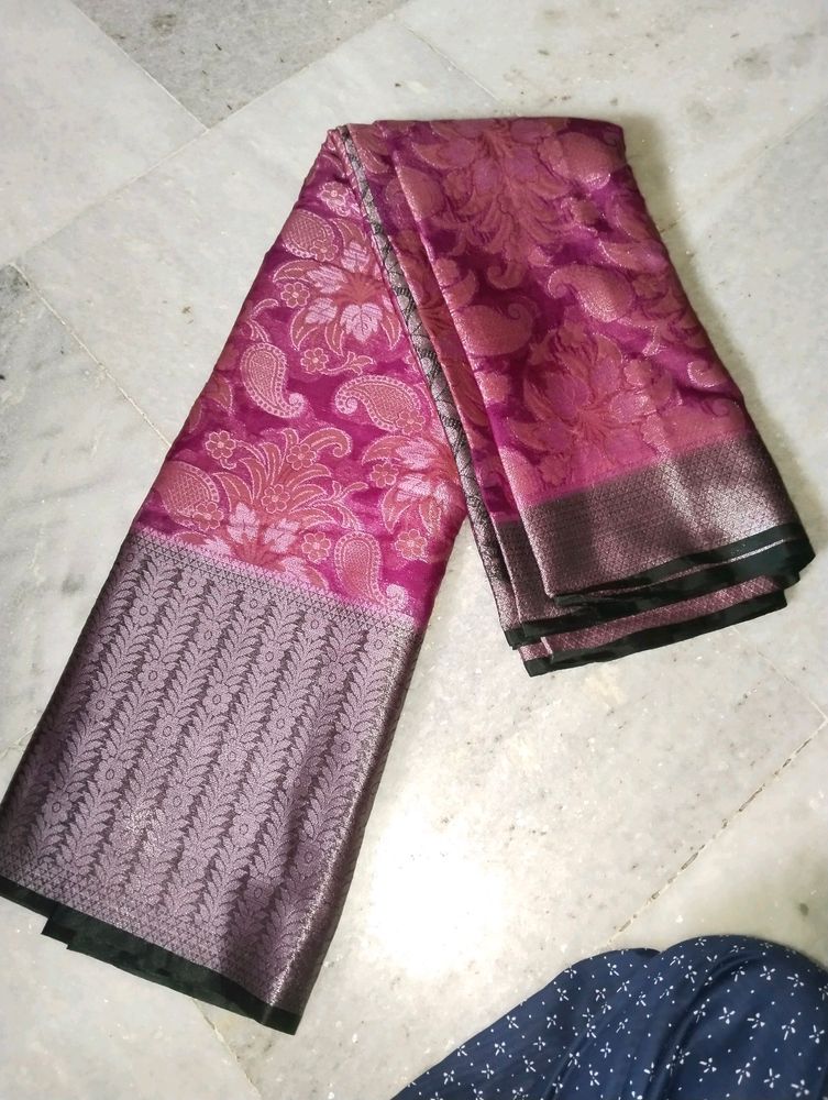 Banarasi Cotton Sarees With Unstitched Blouse