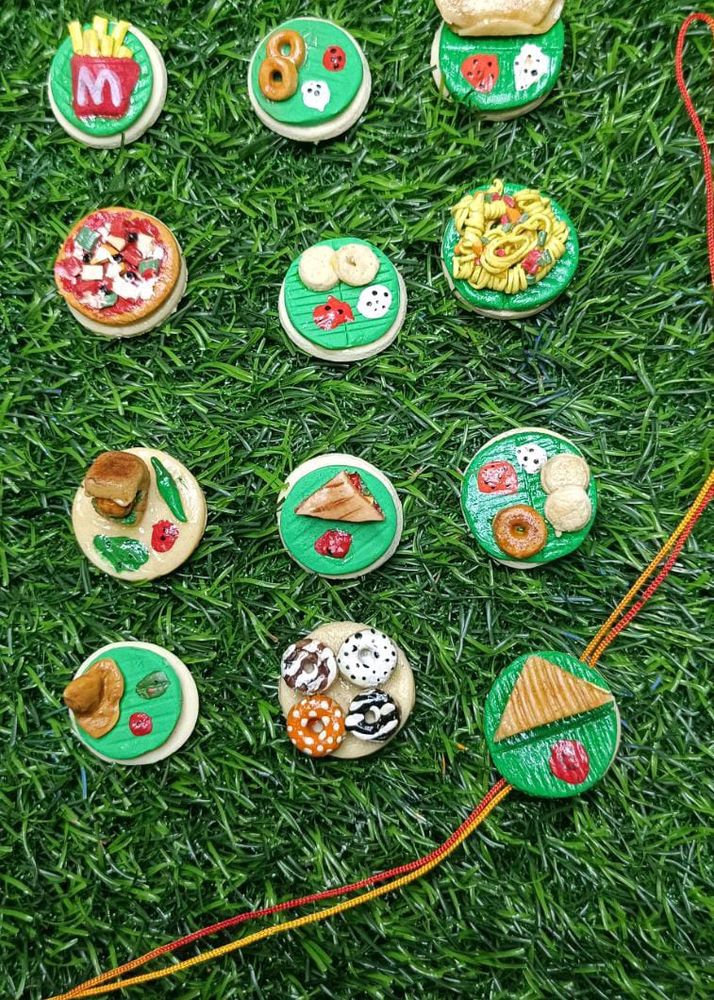 FOOD RAKHI (12 DESIGNS)