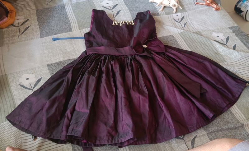 purple 🟣 beby frock