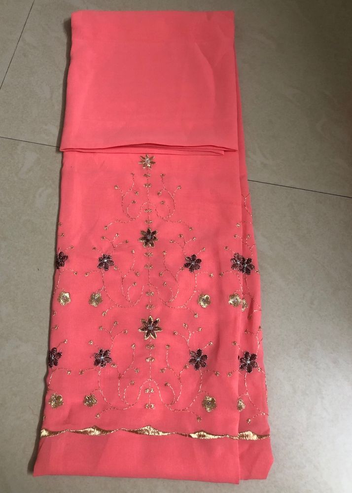 Top + Dupatta Dress Material