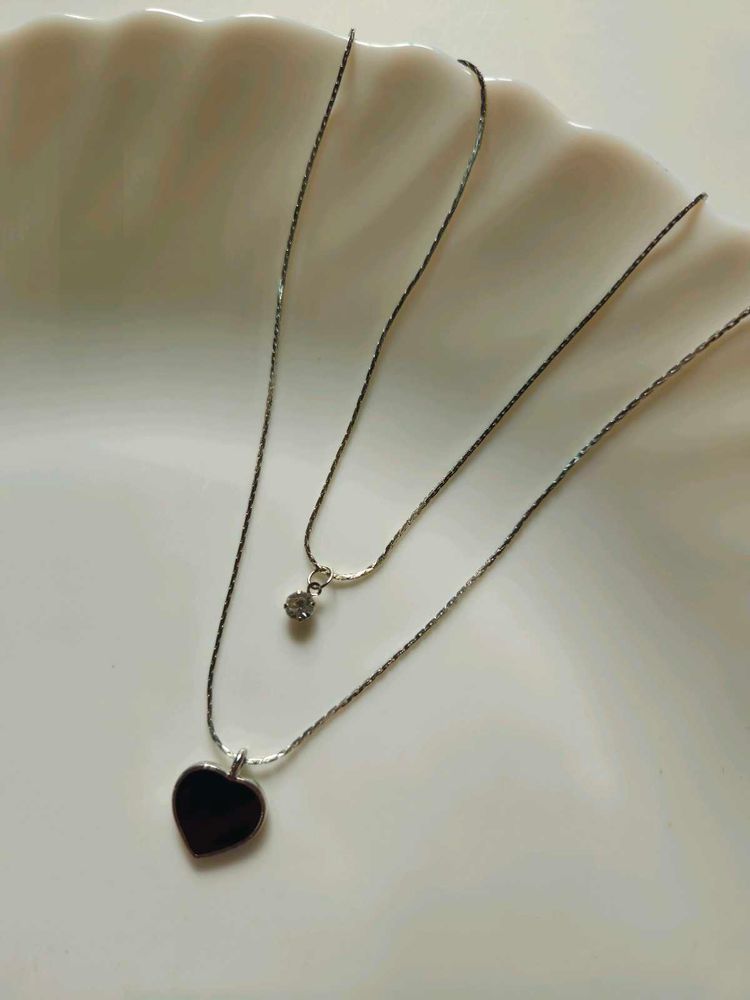 Two Layered Chain TRENDY NEW KOREAN NECKLACE