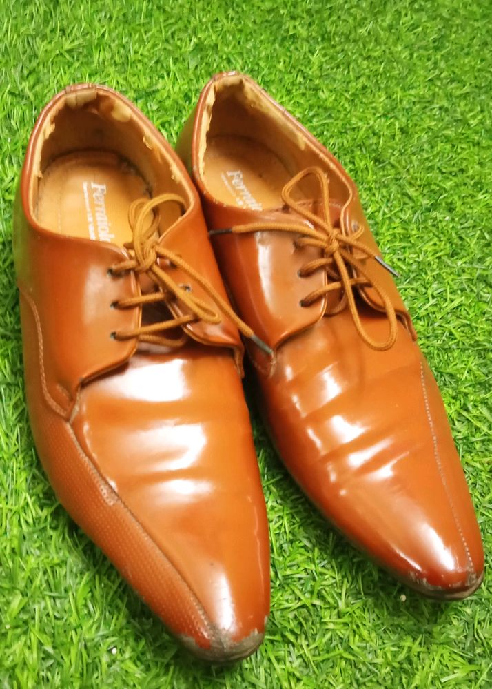 Tan Colour Formal Shoes 6 Size