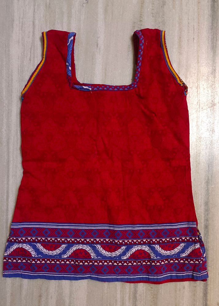 Red short Kurta