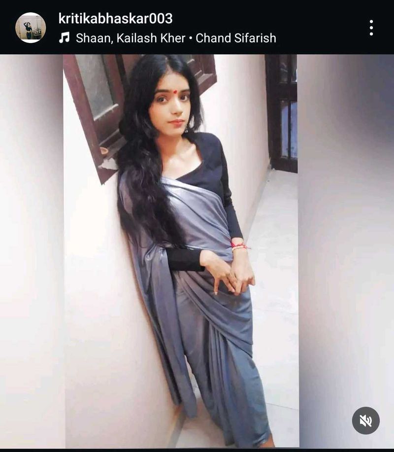 Shimmery Silver Saree